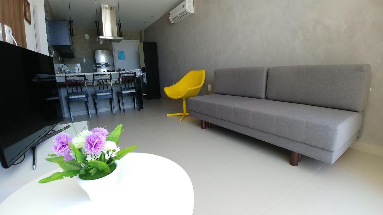 Apartamento Charmoso à Beira Mar Barra de São Miguel Extérieur photo